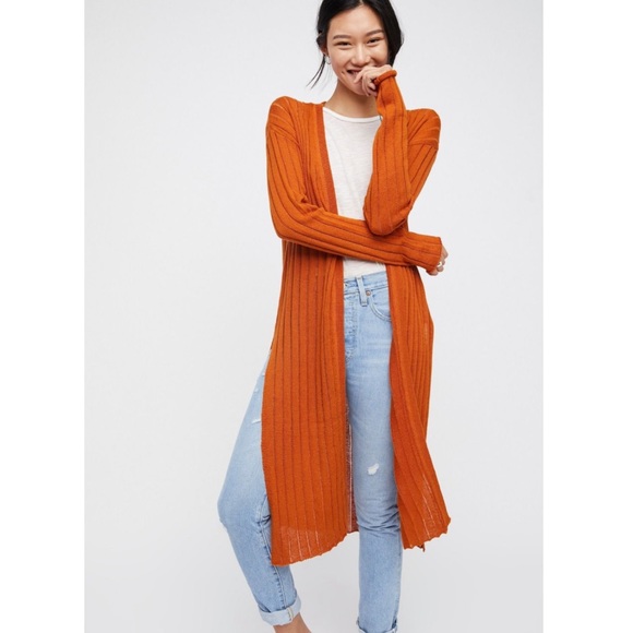 Free People Sweaters - {free people} ribby rib linen blend cardigan